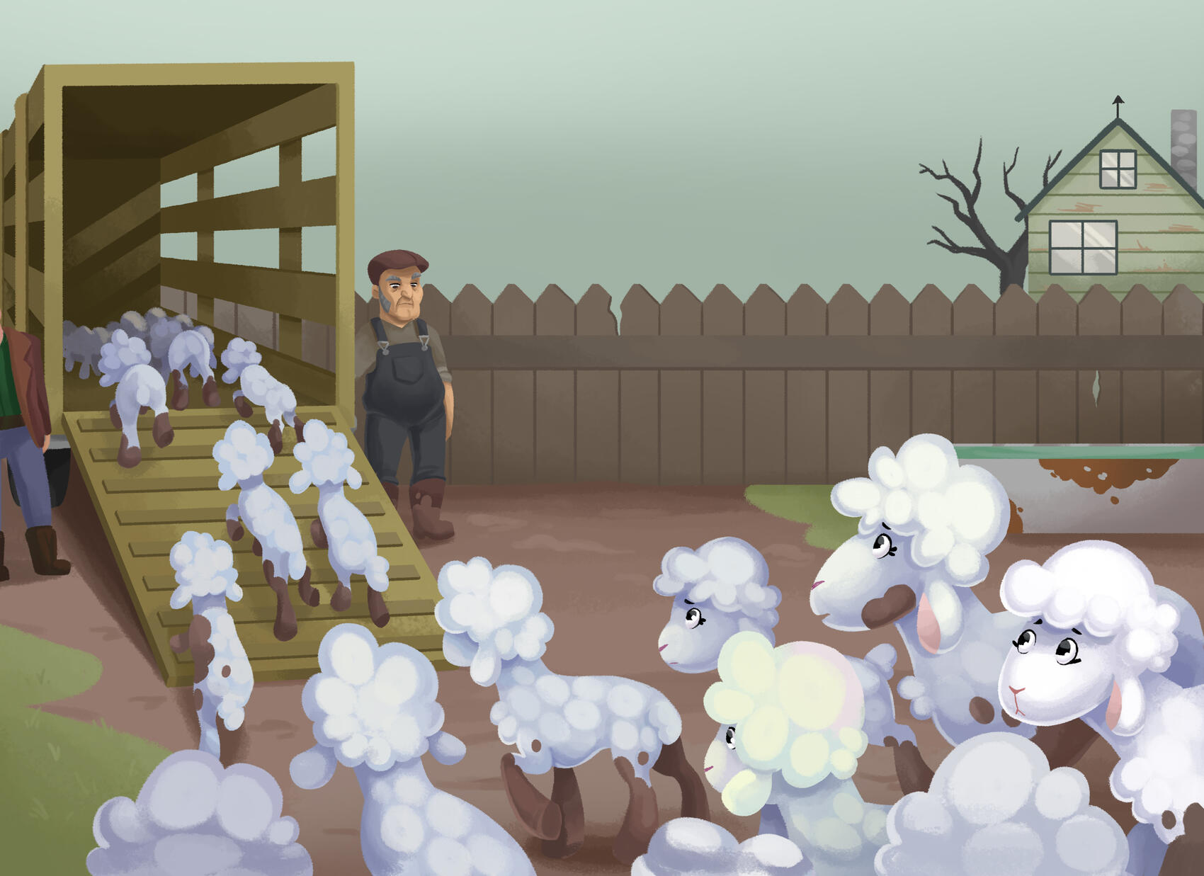 Spread from Lala and the Shepherd 2