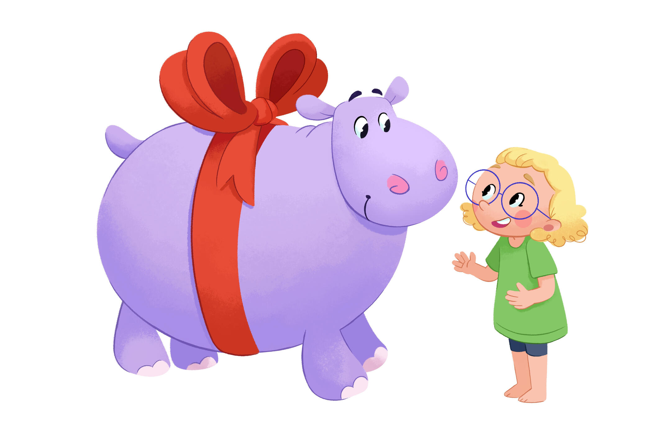 I Wanna Hippopotamus Character Concept